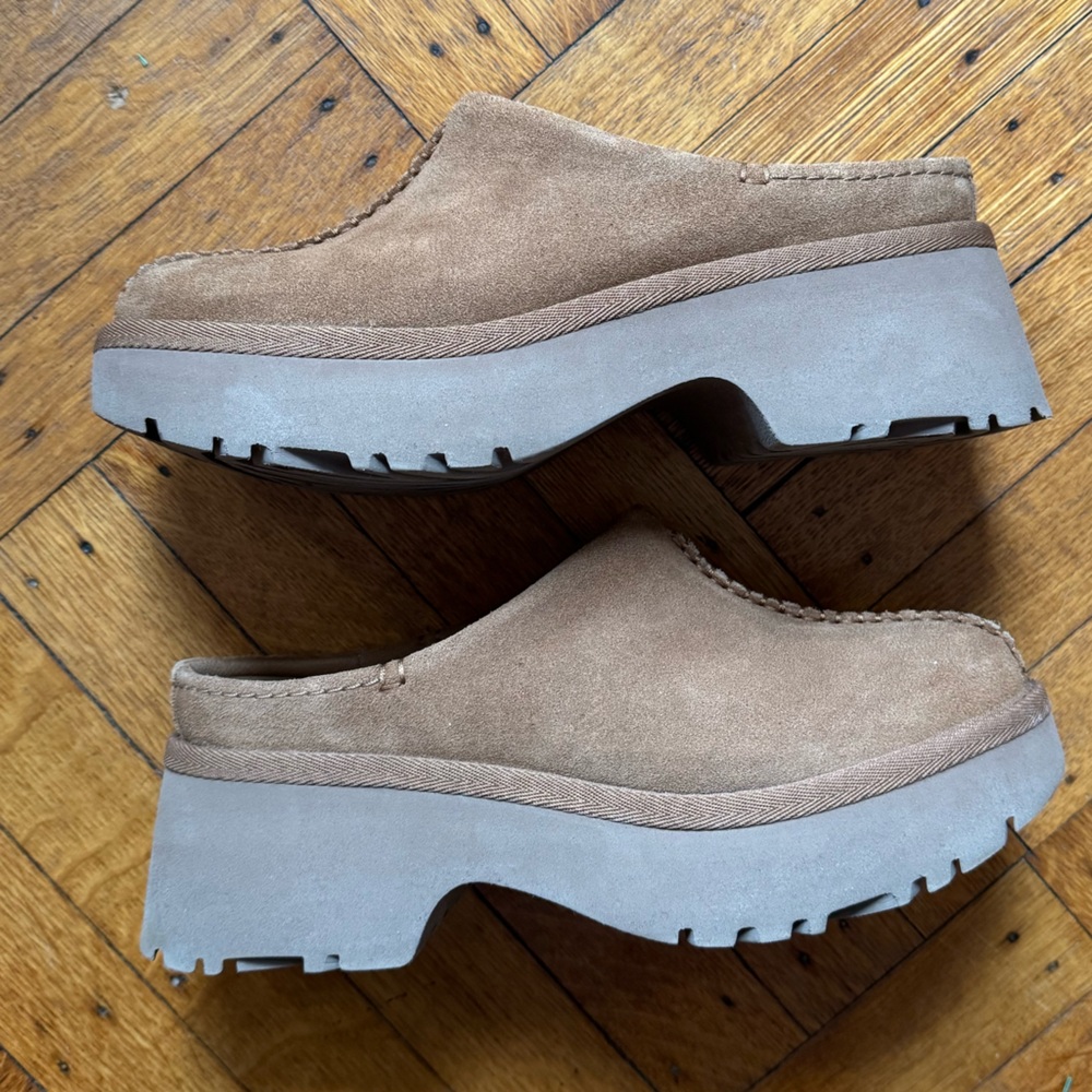 UGG New Heights Clog in Chestnut Sz 7